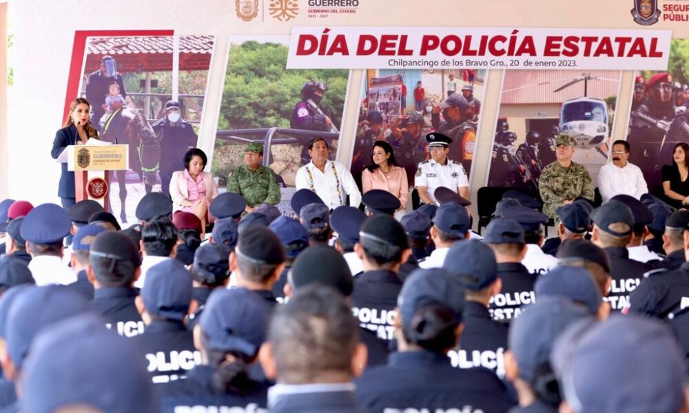 Reconoce Evelyn Salgado a la Policía Estatal como una institución