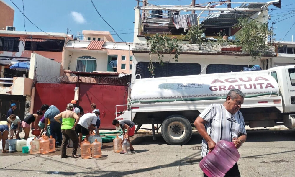 Se Restablece De Manera Paulatina El Servicio Del Agua En Acapulco